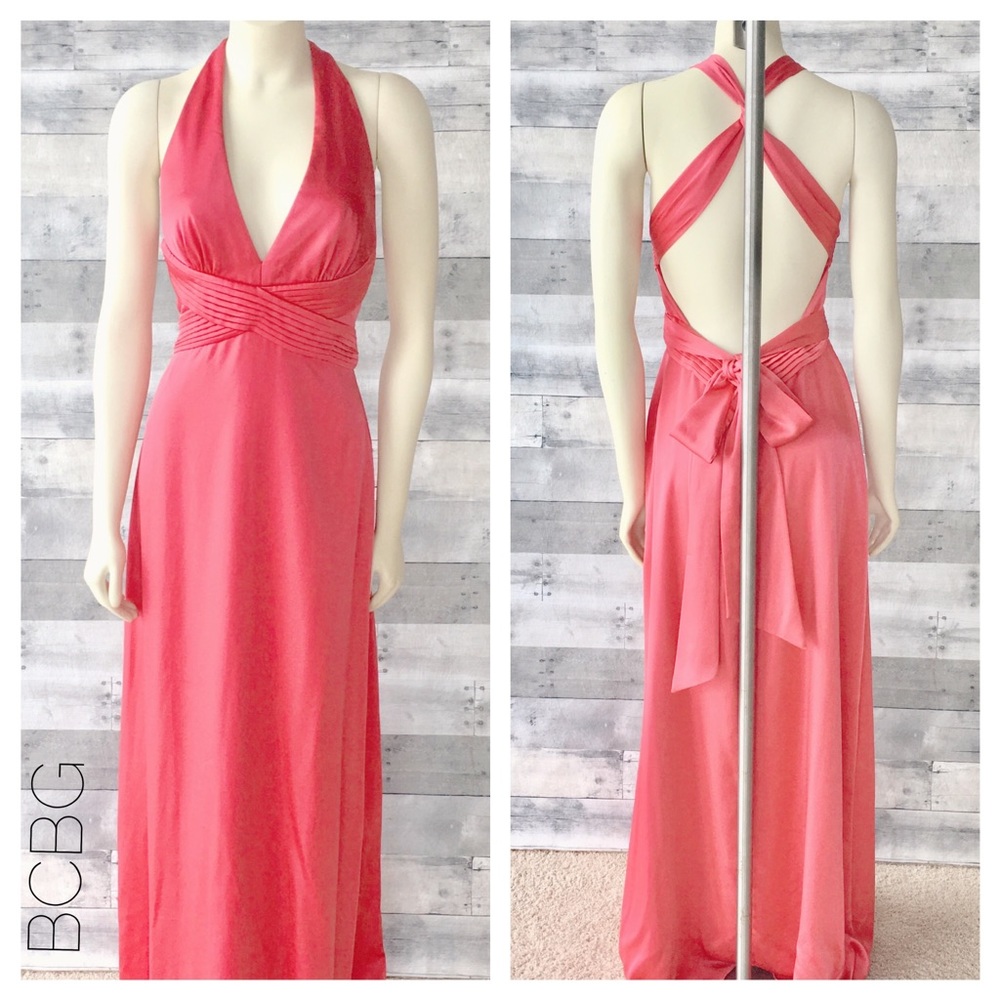 NWT-Raspberry lined floor length gown formal gala